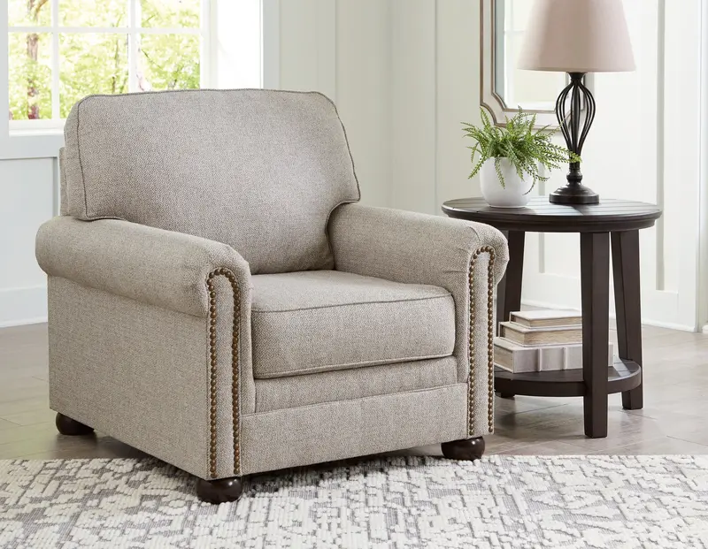 Gaelon Dune Upholstered Accent Chair 1