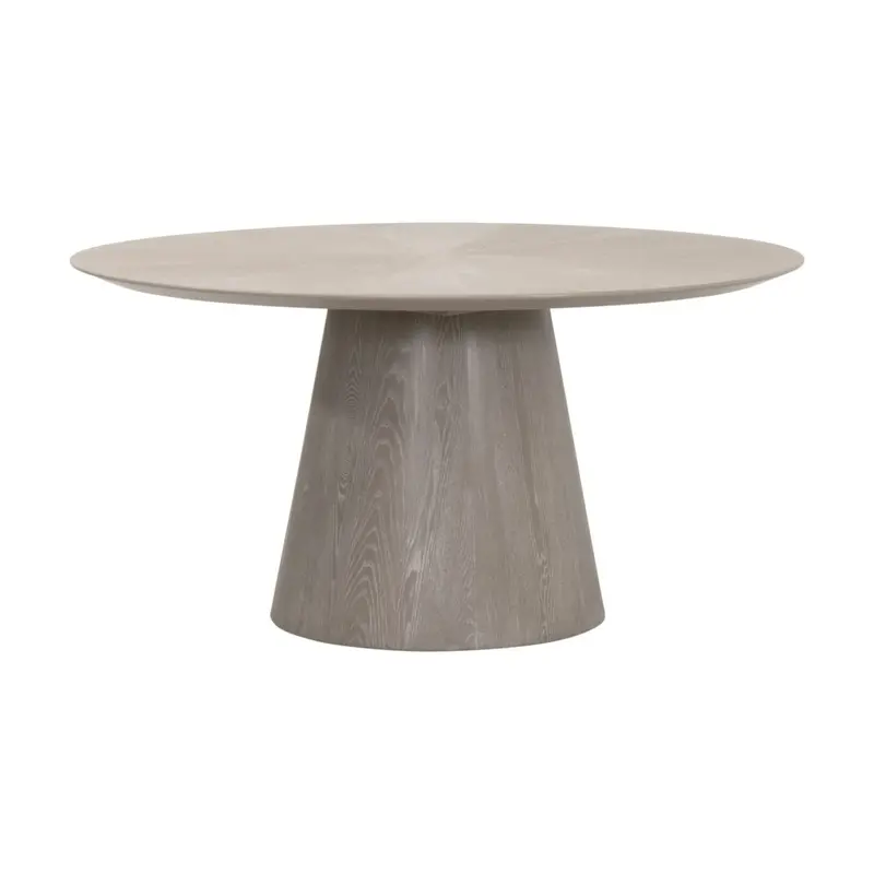 Gallo 60-Inch Round Solid Wood Dining Table – Contemporary Entertaining Centerpiece 1