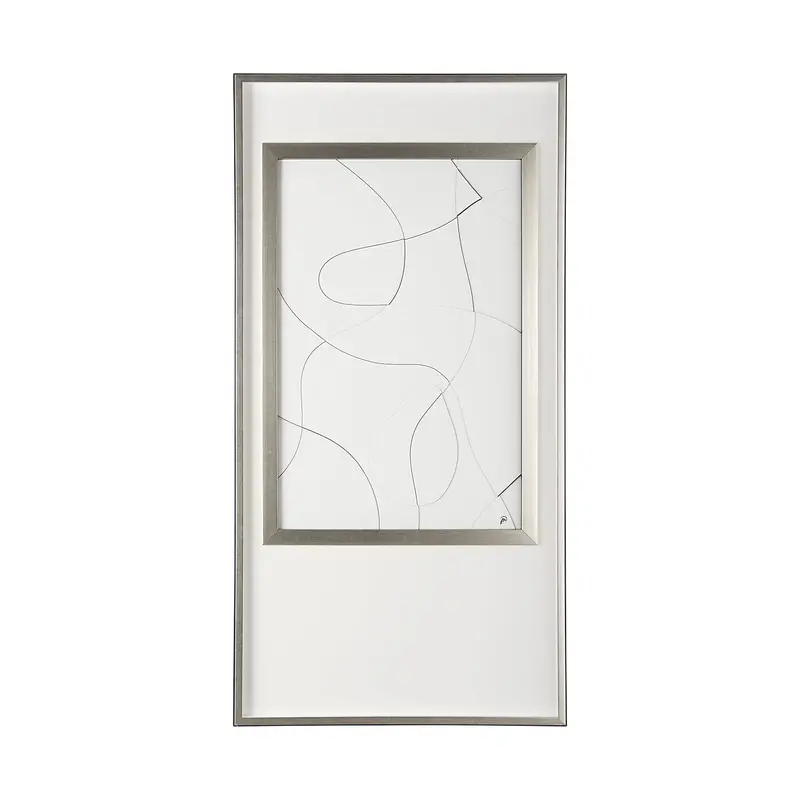 Geometry Experiment Ii By Studio M – Original Handmade Framed Art Under Glass 1