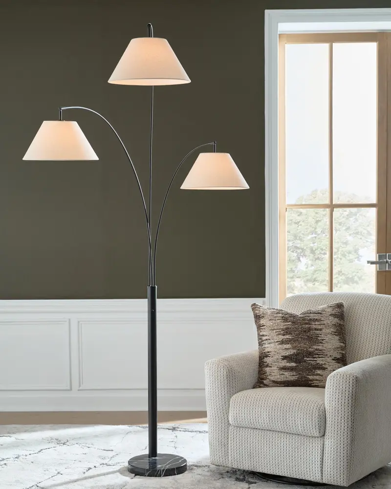Gibbswellner Black Arc Floor Lamp 1