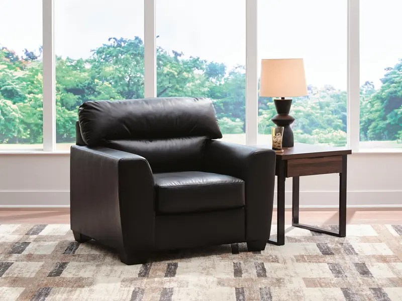 Glennbre Midnight Armchair – Compact Single-Seat Upholstered Chair 1