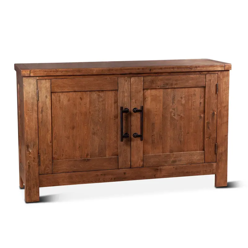 Grassroots Aspen Buffet Cabinet – 66-Inch Earth-Tone Finish 1