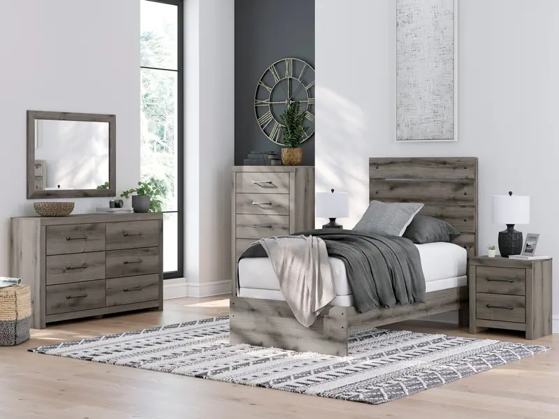 Graystorm Youth Bedroom Set – Brown & Gray Panel Collection 1