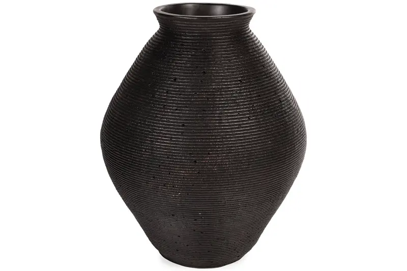 Hannela Antique Brown Ceramic Table Vase 1