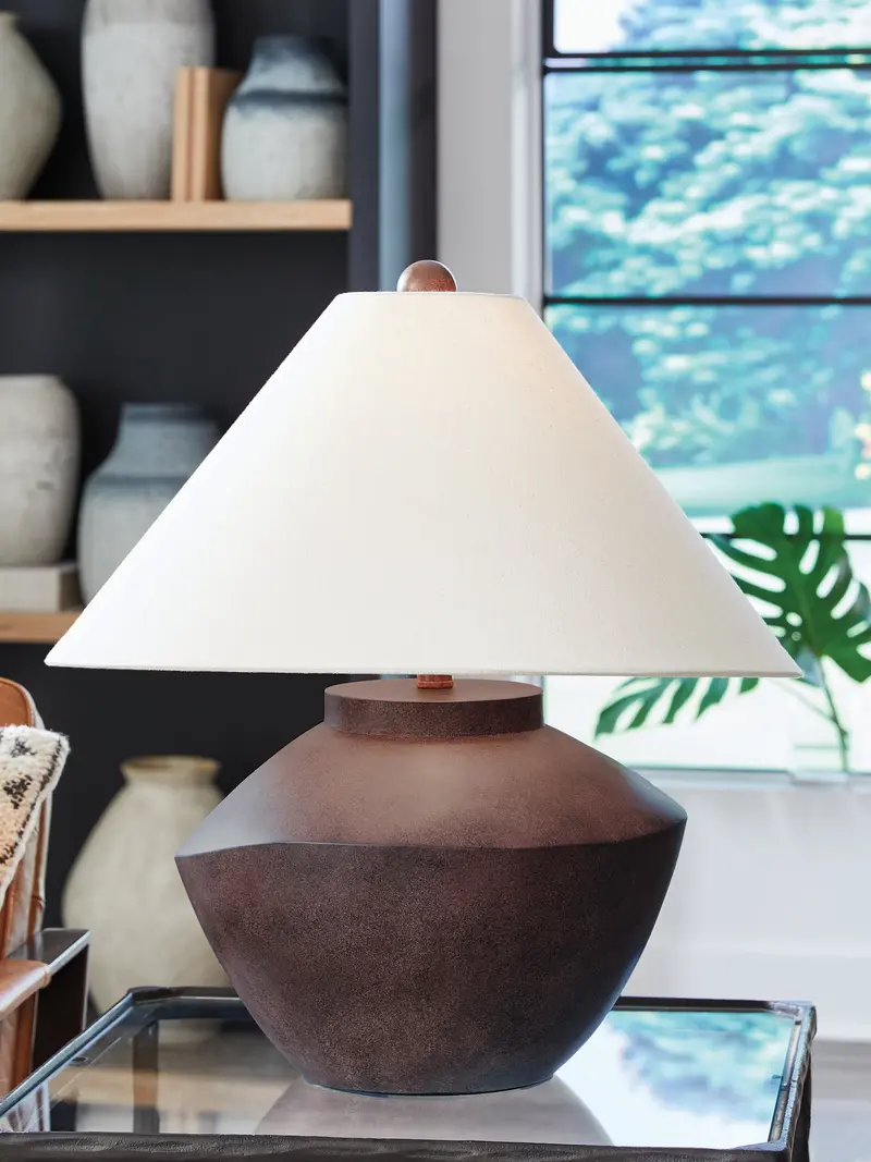 Honsworth Antique Brown Table Lamp 1