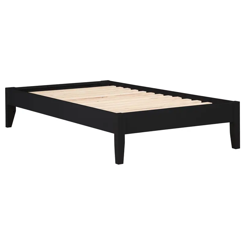 Hounslow Black Full-Size Platform Bed – Minimalist Design 1