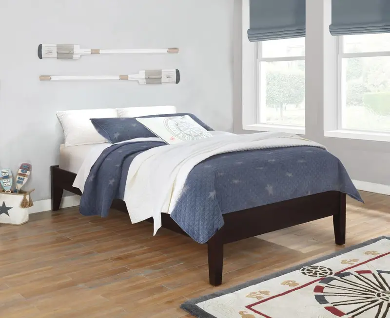 Hounslow Cappuccino Twin Universal Platform Bed Frame 1