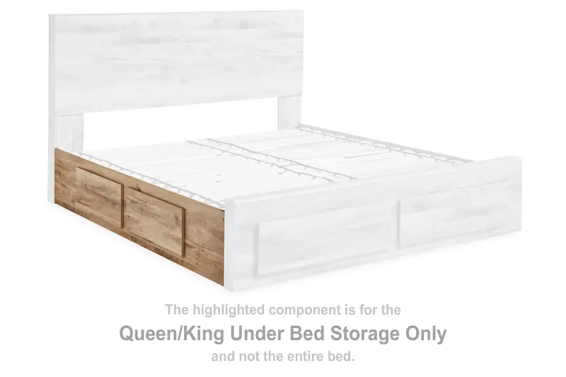 Hyanna Tan Under-Bed Storage Platform For Queen Or King Mattress 1