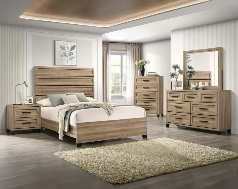 Jameson Brown Bedroom Ensemble – Coordinated Pieces 1