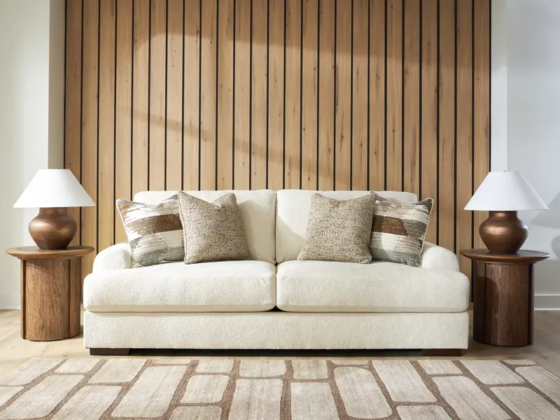 Jayne Park Sand Upholstered Sofa 1