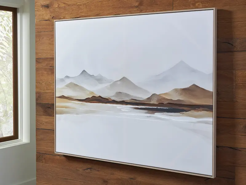 Karalen Contemporary Tri-Color Wall Art Print Set 1