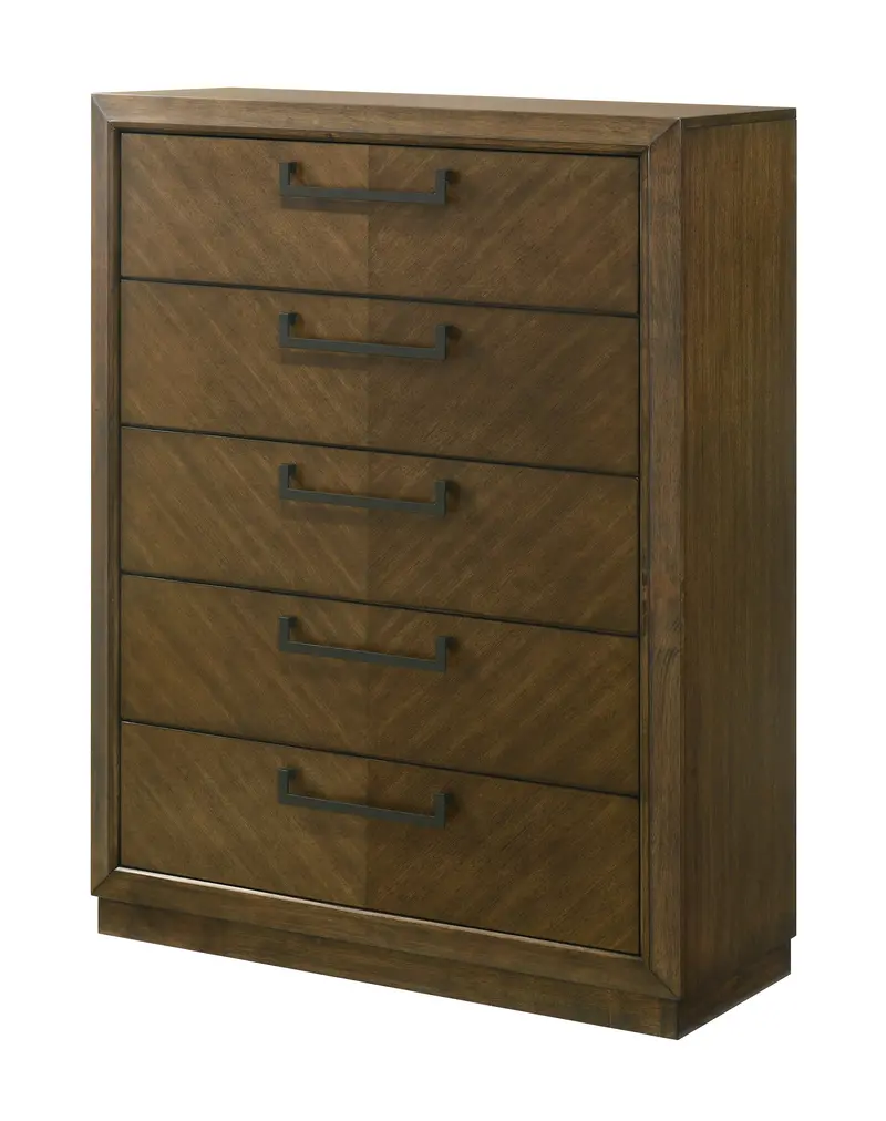 Lakecrest Brown 6-Drawer Chest 1