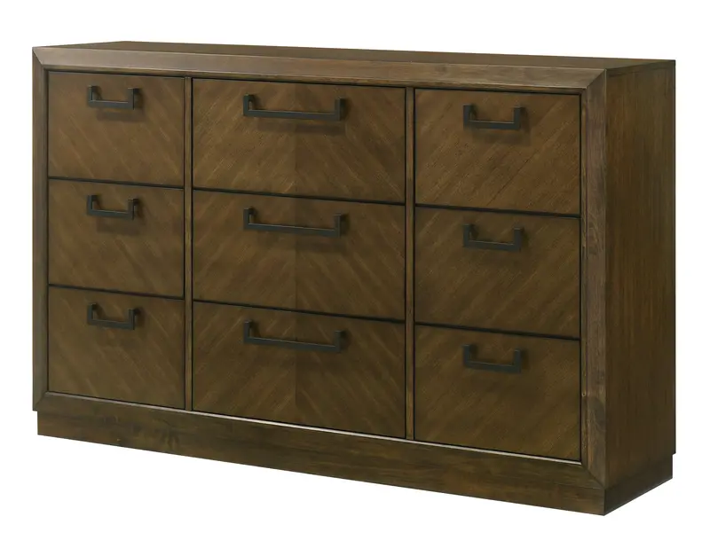 Lakecrest Brown 6-Drawer Dresser 1