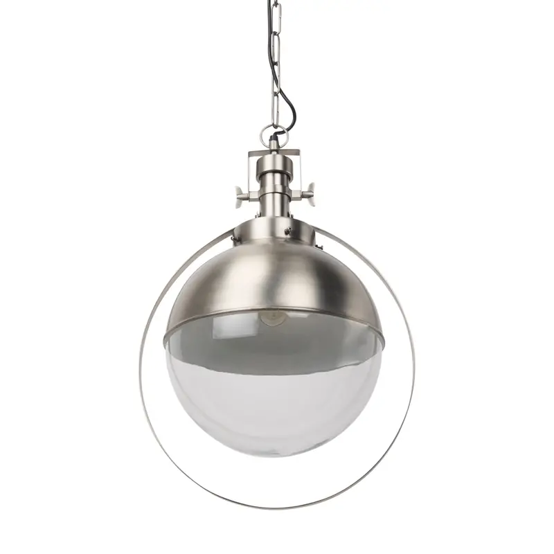 Leighton Pendant Light — 15"D X 20"H Antique Nickel Finish 1