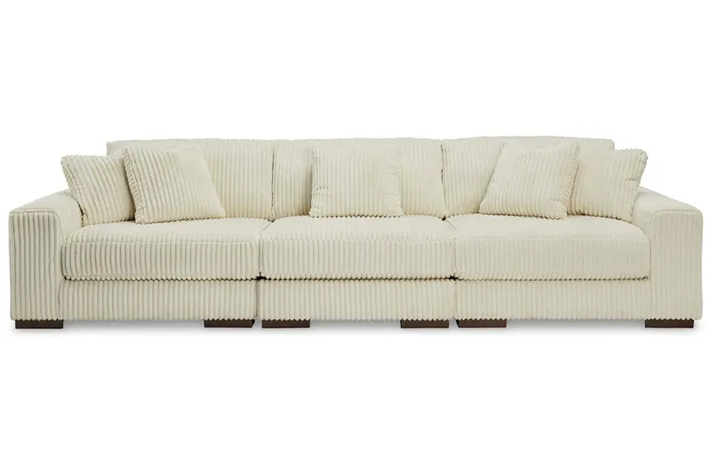 Lindyn Ivory Three-Piece Modular Sectional Sofa 1