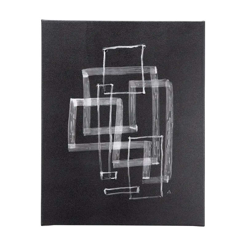 Lines Iii Abstract Wall Art – Textured Canvas Print By Mercana Studio 1