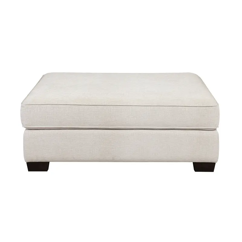 Livia Beige Fabric Ottoman – Soft-Touch Accent And Footrest 1