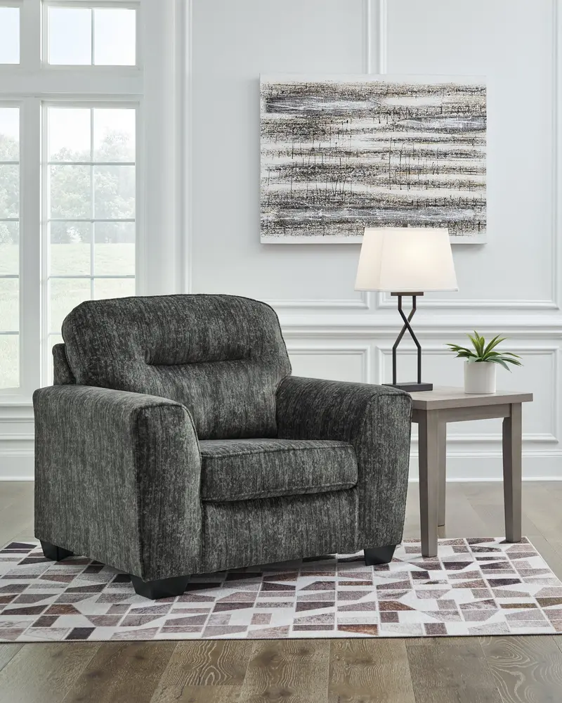 Lonoke Gunmetal Oversized Lounge Chair 1
