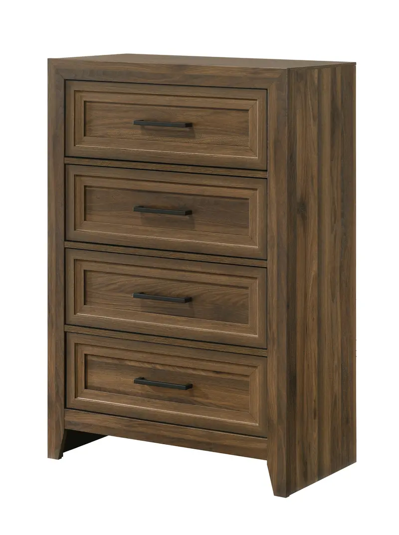 Lorraine Brown 6-Drawer Chest For Bedroom Storage 1