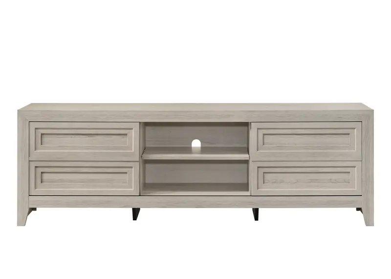 Lorraine Gray Woodgrain Tv Stand For Contemporary Spaces 1