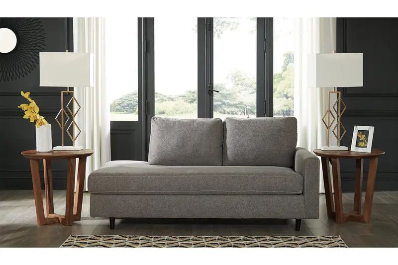 Lyman Graphite Corner Chaise With Right-Arm Configuration 1