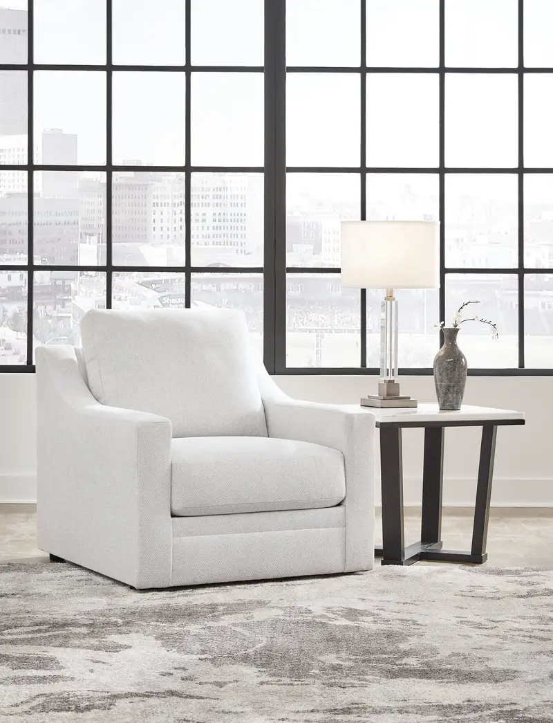 Maitelynn Chalk-Finish Accent Chair 1