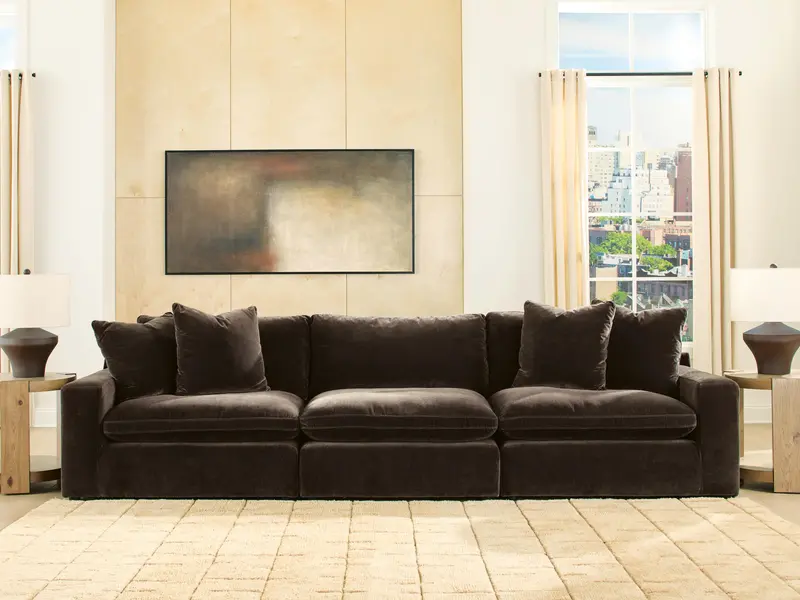 Maxton Heights Bittersweet 3-Piece Sectional Sofa With Corner Unit 1