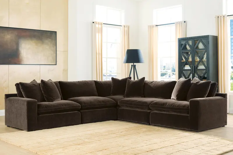 Maxton Heights Bittersweet 5-Piece Sectional Sofa – Fully Modular Layout 1