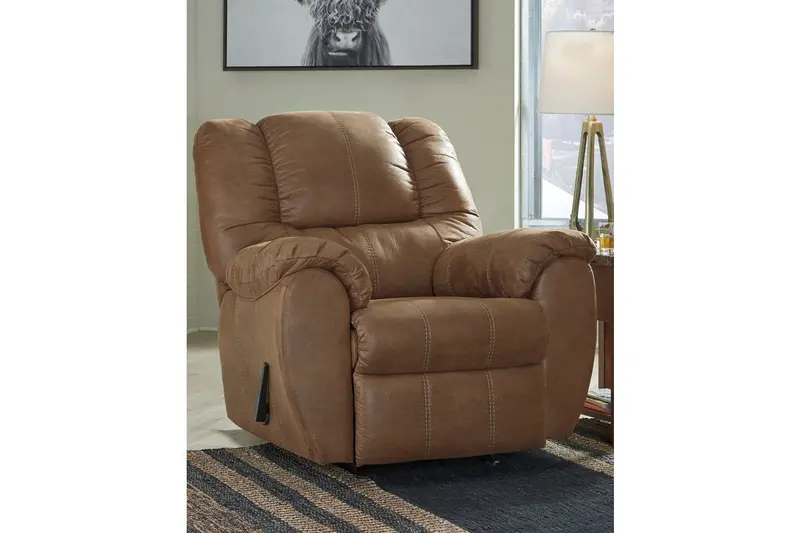 Mcgann Saddle Leather Recliner Chair 1