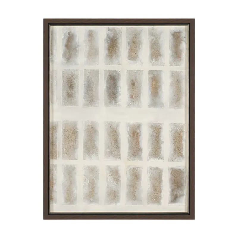 Mercana Studio Sand & Structure Ii Original Framed Artwork With Mat And Glass 1