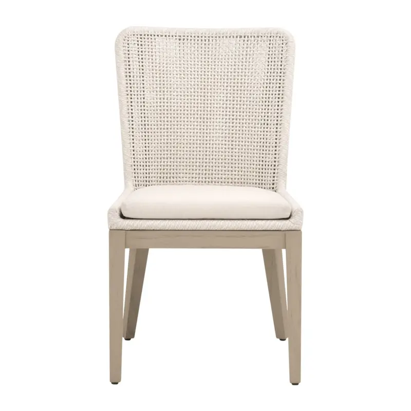 Mesh-Back Outdoor Dining Chair – All-Weather Stackable Seating 1