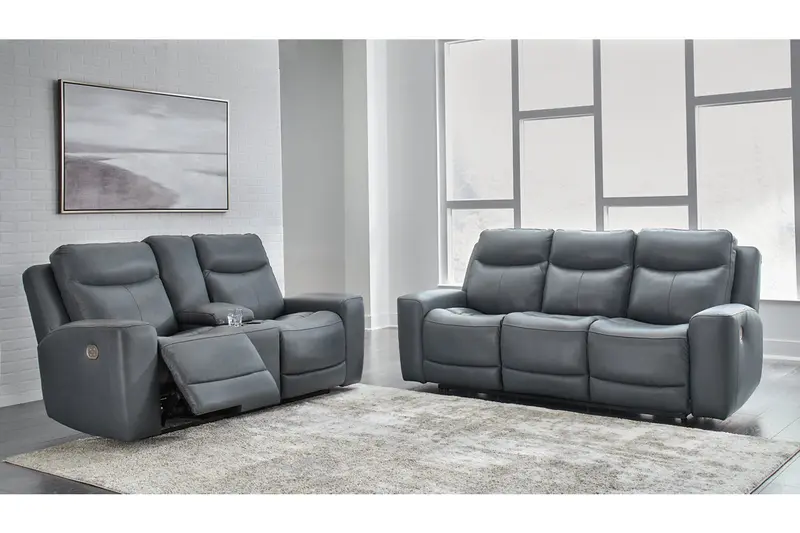 Mindanao Steel Power Reclining Living Room Furniture Set 1