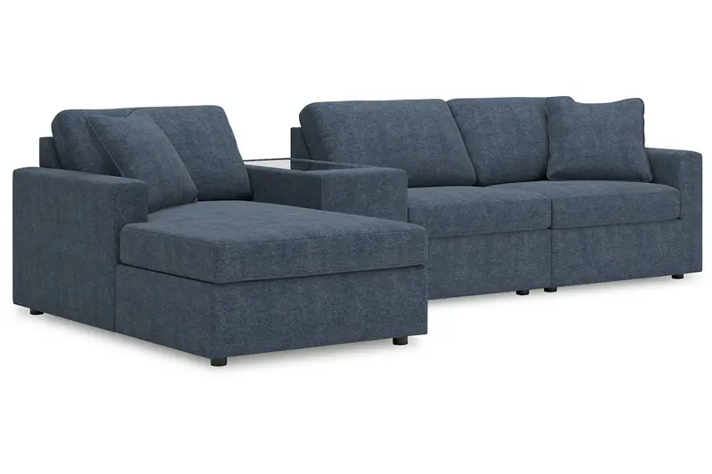 Modmax Ink 4-Piece Chaise Sectional With Modular Flexibility 1