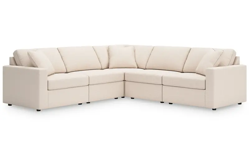 Modmax Oyster 5-Piece Sectional Sofa Configuration 1