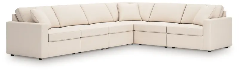 Modmax Oyster 6-Piece L-Shaped Sectional Sofa 1
