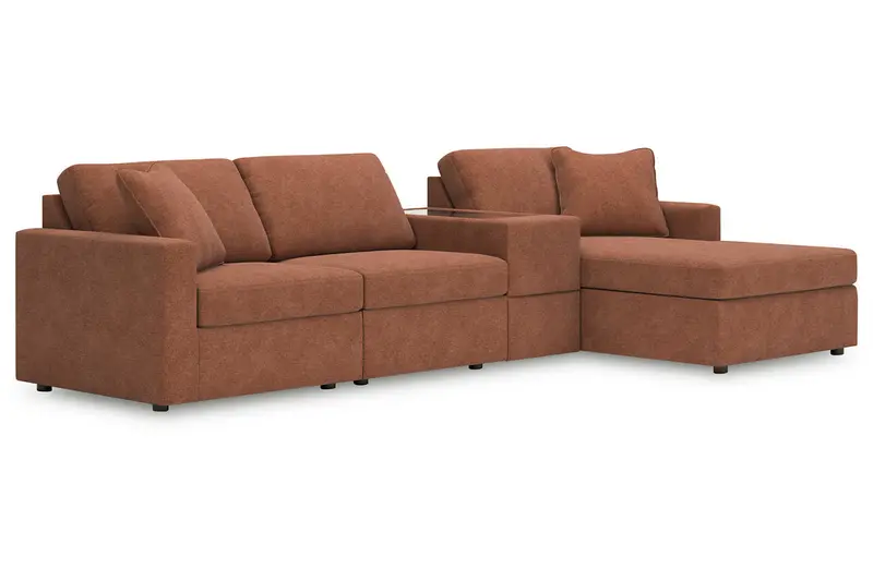 Modmax Spice 4-Piece Sectional Sofa With Chaise 1