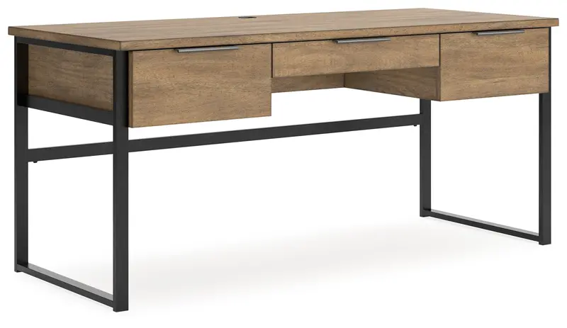 Montia Light Brown 67-Inch Executive Home Office Desk 1