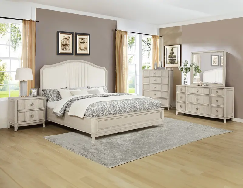 Napoli Natural Wood Bedroom Collection 1