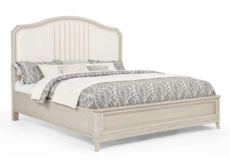 Napoli Natural Wood King-Sized Bed Frame 1