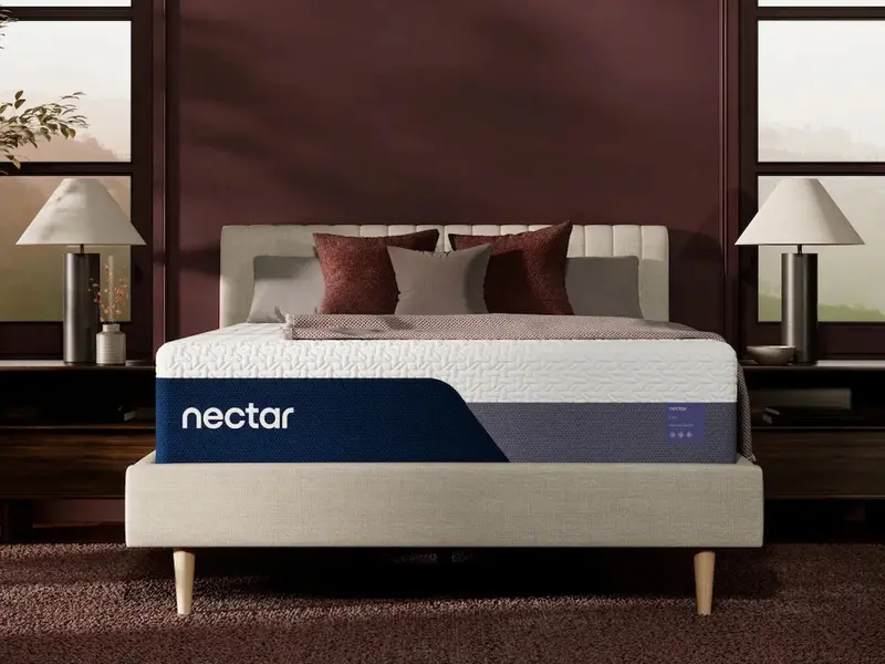 Nectar Foam Luxe 5.1 Full White Mattress 1