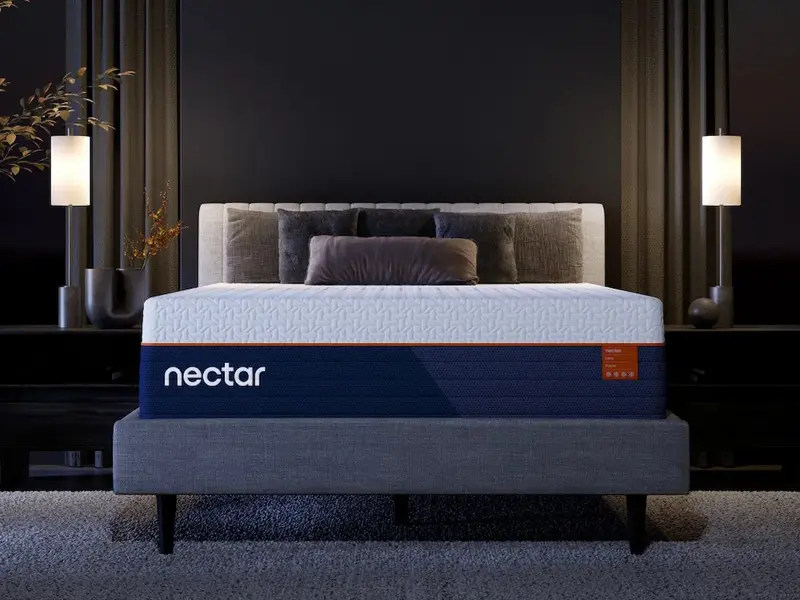 Nectar Ultra Hybrid Mattress – White Full Size, 5.1-Inch Cooling Support 1