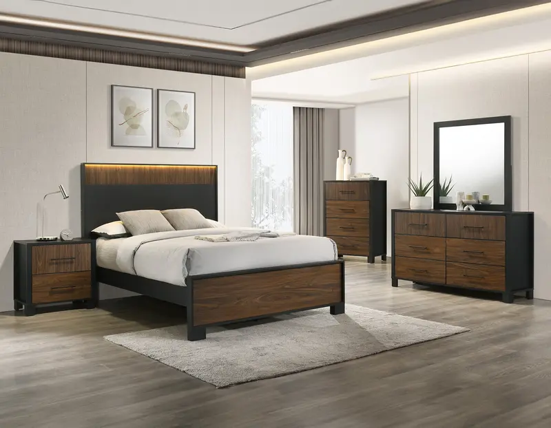 Nemy Brown Bedroom Collection – Complete Set 1