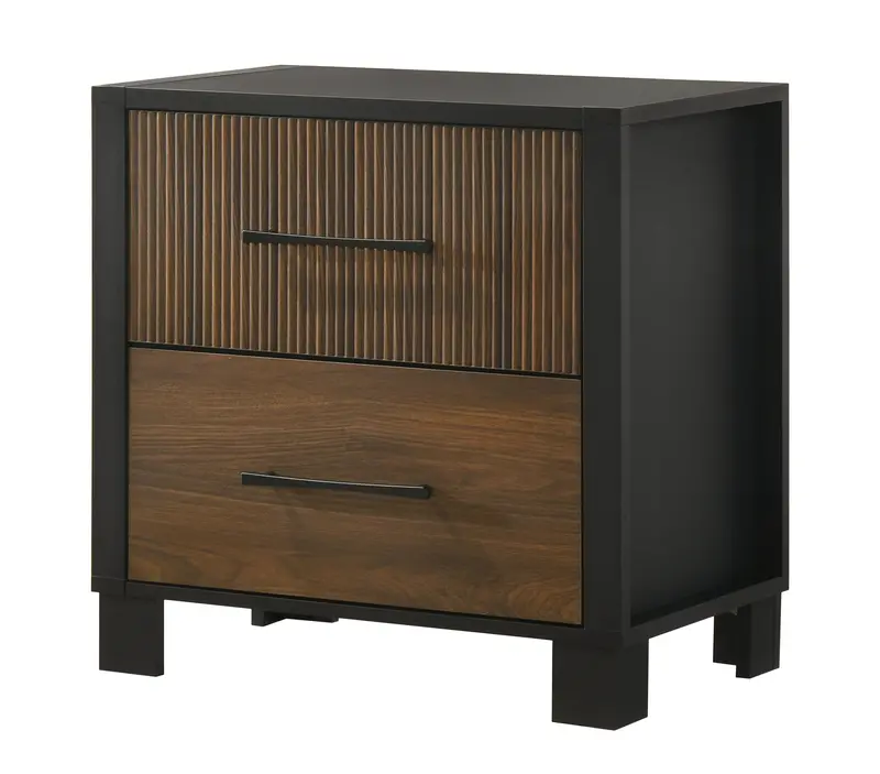 Nemy Brown Compact Nightstand 1