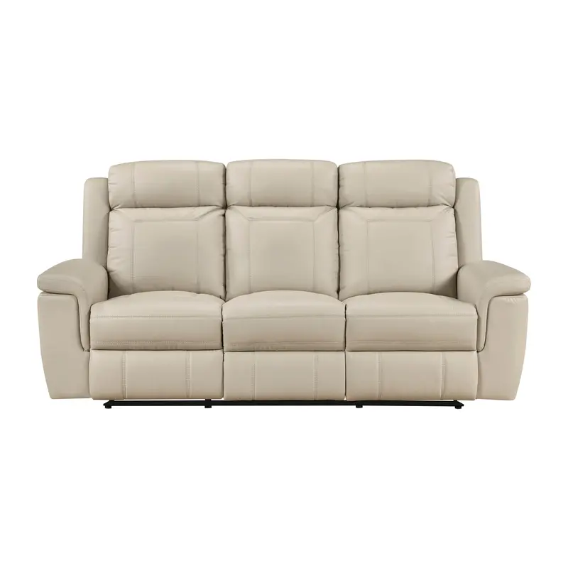 Nest Beige Dual-Power Reclining Sofa 1