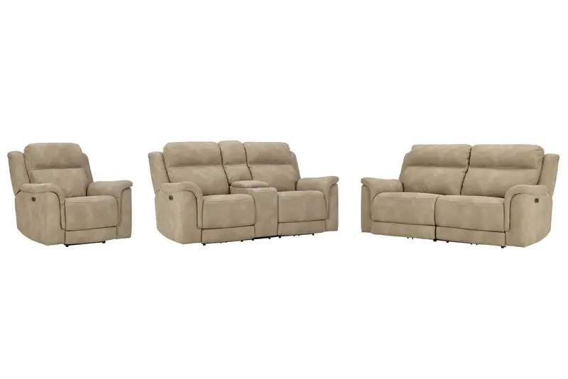 Next-Gen Durapella Sand Upholstery Collection: Sofa, Loveseat & Recliner 1