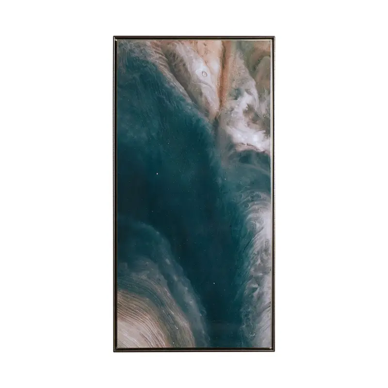 Oasis Ii – Handmade Original Framed Canvas Painting By Studio M 1
