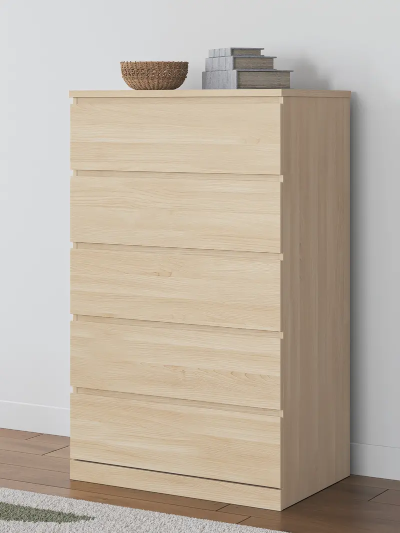Onita Natural Wood Chest Of Drawers – Minimalist Scandinavian Storage Solution 1