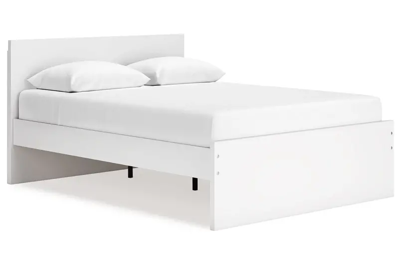 Onita White Queen Platform Bed Frame 1