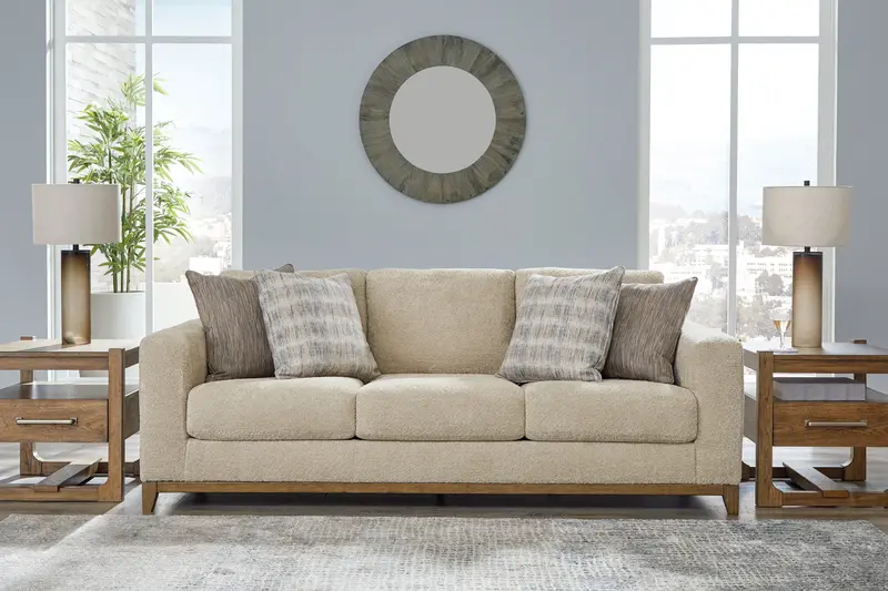 Parklynn Desert-Tone Sofa – Casual Contemporary Living Room Seating 1