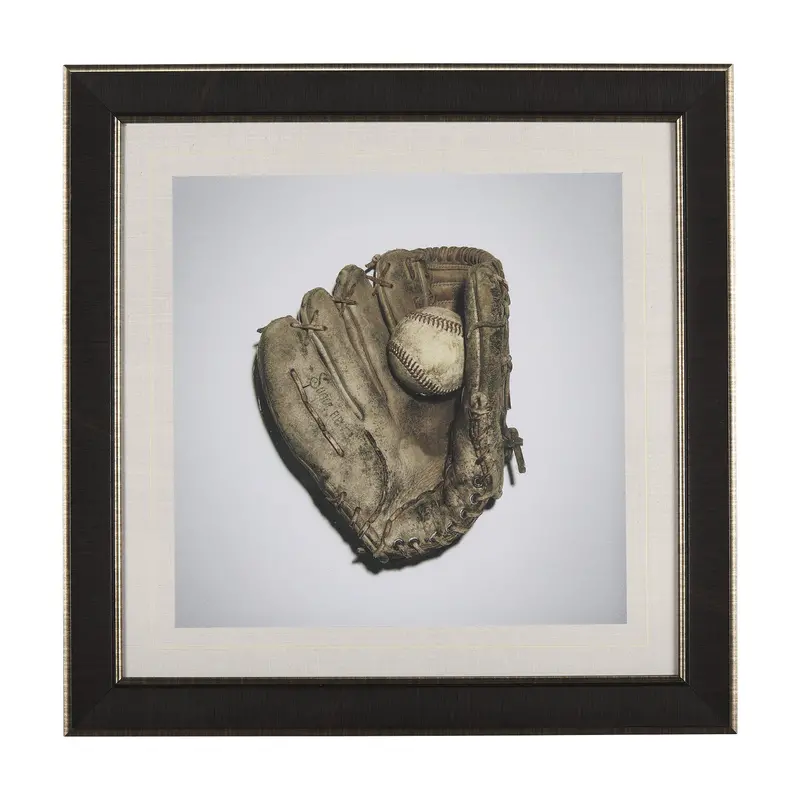 Photographic 'Double Play I' Wall Art By Mercana Studio – Textured Framed Photo Print Under Glass 1